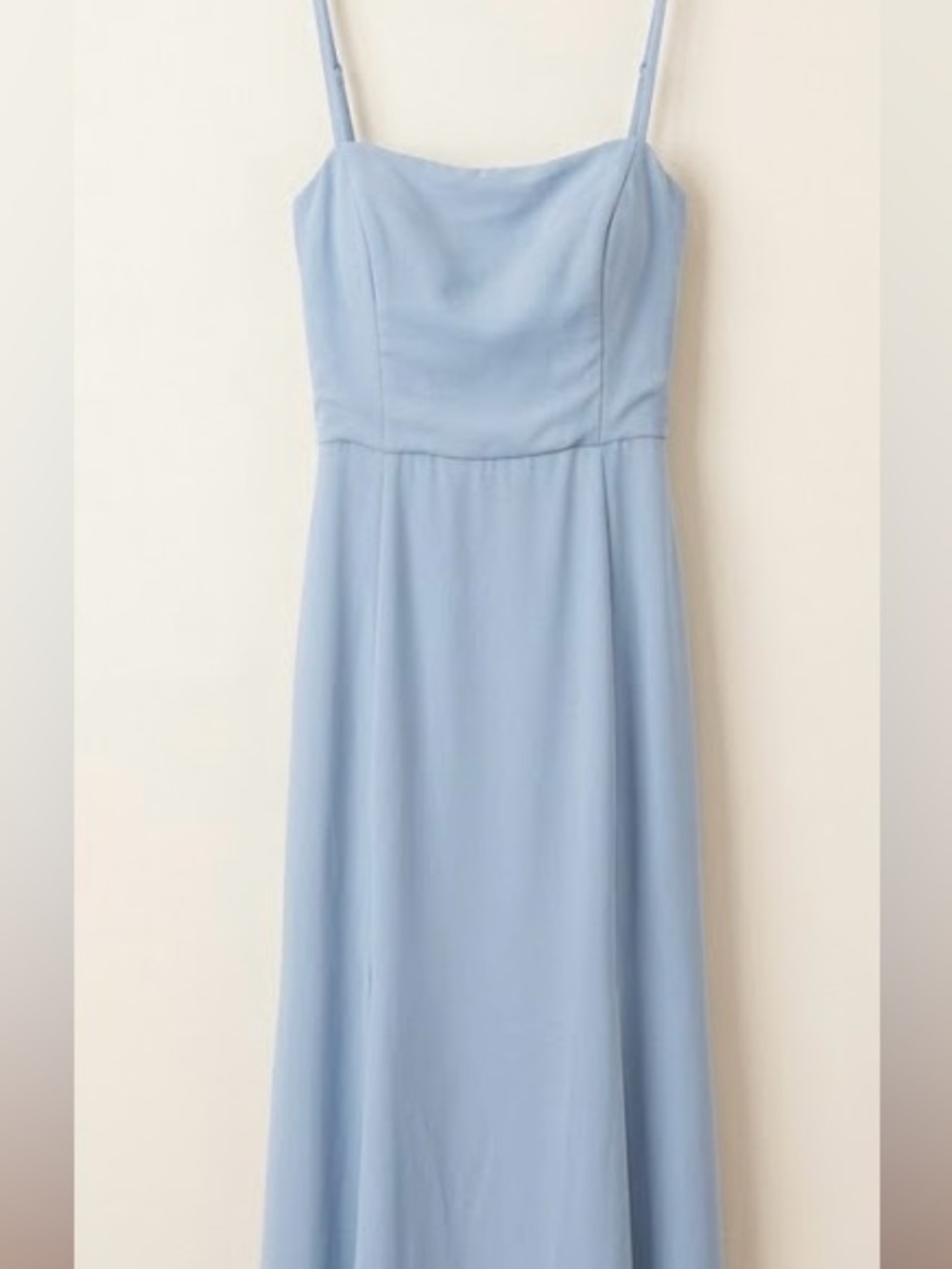 Azazie dusty blue bridesmaid dress